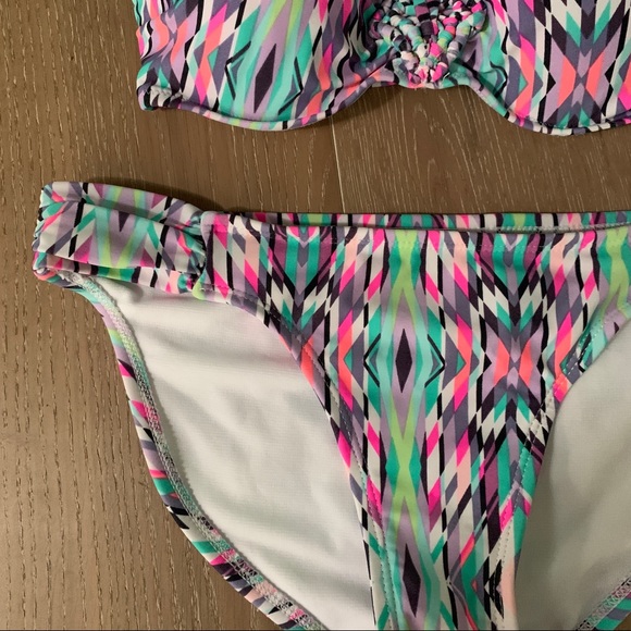 Neon Strapless Bikini - Picture 3 of 4